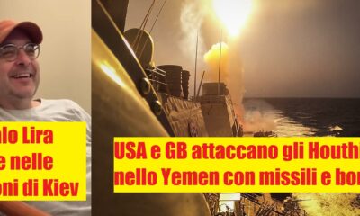 Gonzalo Lira e una unità della Marina USA che attacca gli Houthi